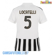 Camisa de time de futebol Juventus Manuel Locatelli #5 Replicas 1º Equipamento Feminina 2026-27 Manga Curta